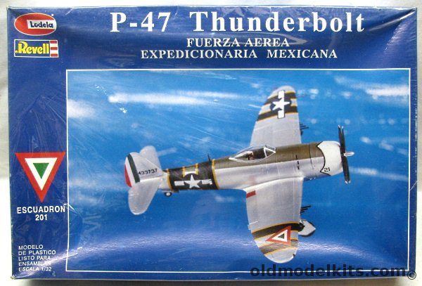 Revell 1/32 Republic P-47D Razorback Thunderbolt - Mexican Air Force Squadron 201 FAEM, RH4210 plastic model kit